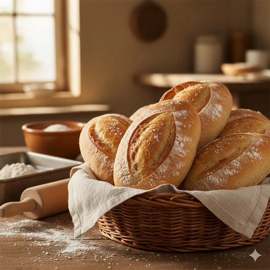 Pão Francês caseiro
