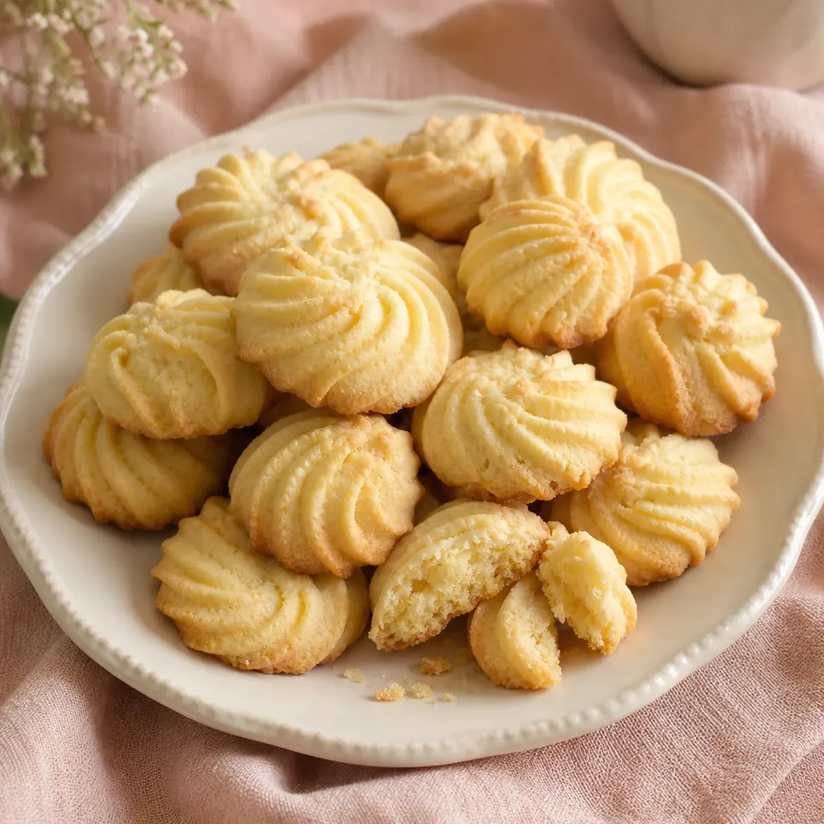 Biscoito Amanteigado de Nata/derrete na boca