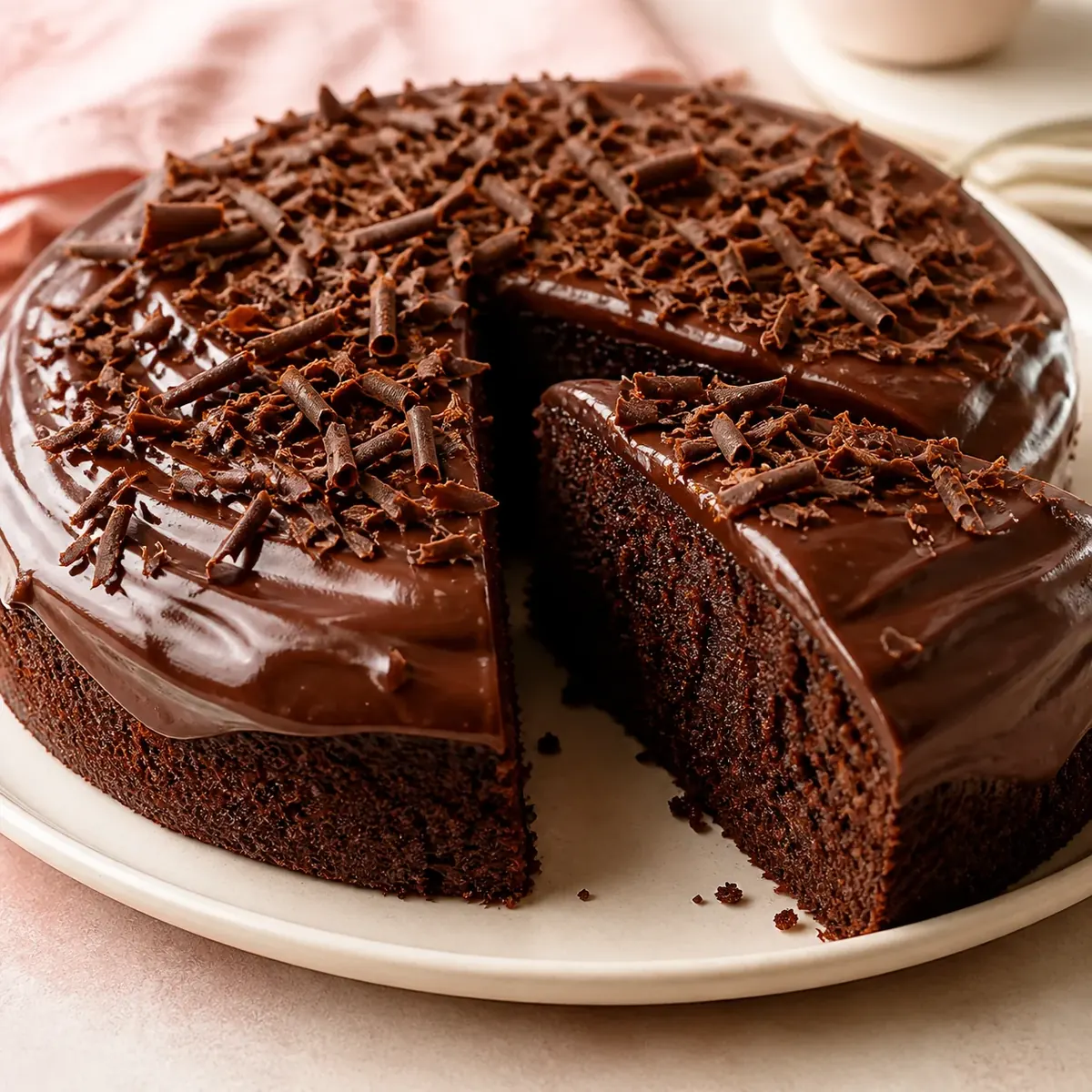 Bolo de chocolate muito fofinho
