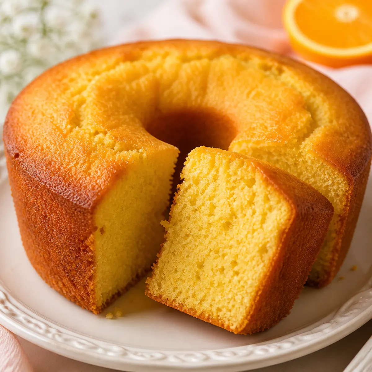 Bolo de Laranja muito fofinho