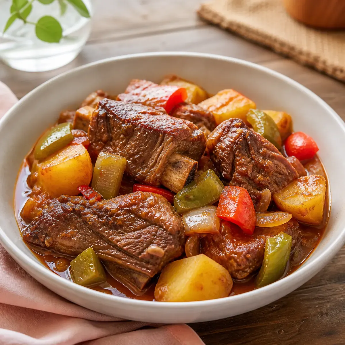 COSTELA COM BATATAS NA PANELA DE PRESSÃO/ SABOROSA E MUITO MACIA