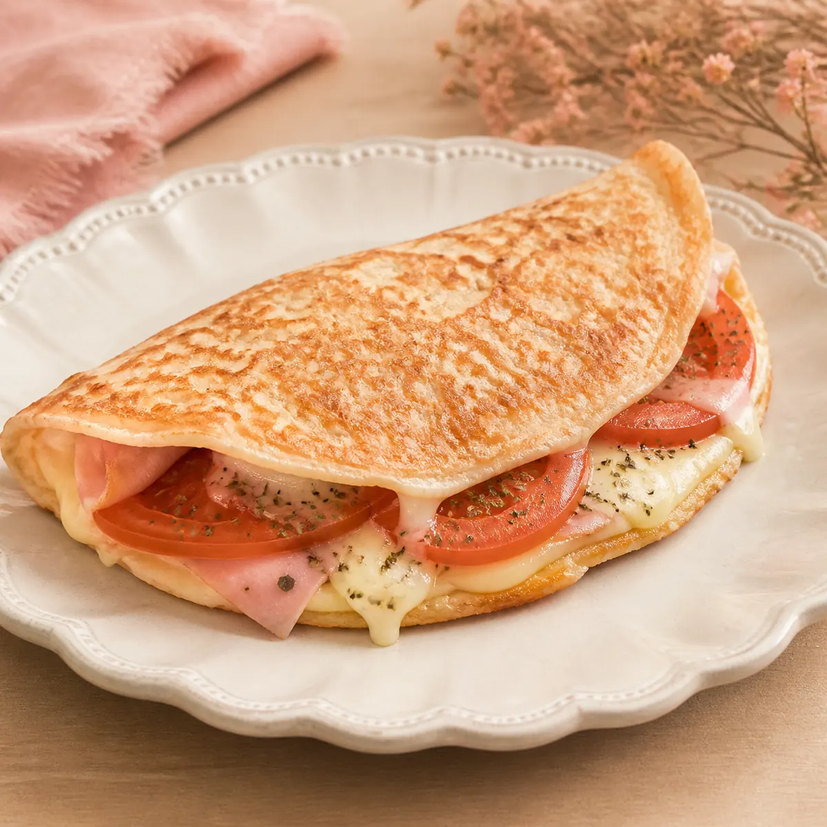 CREPIOCA diferente/ Lanche rápido e muito fácil de fazer
