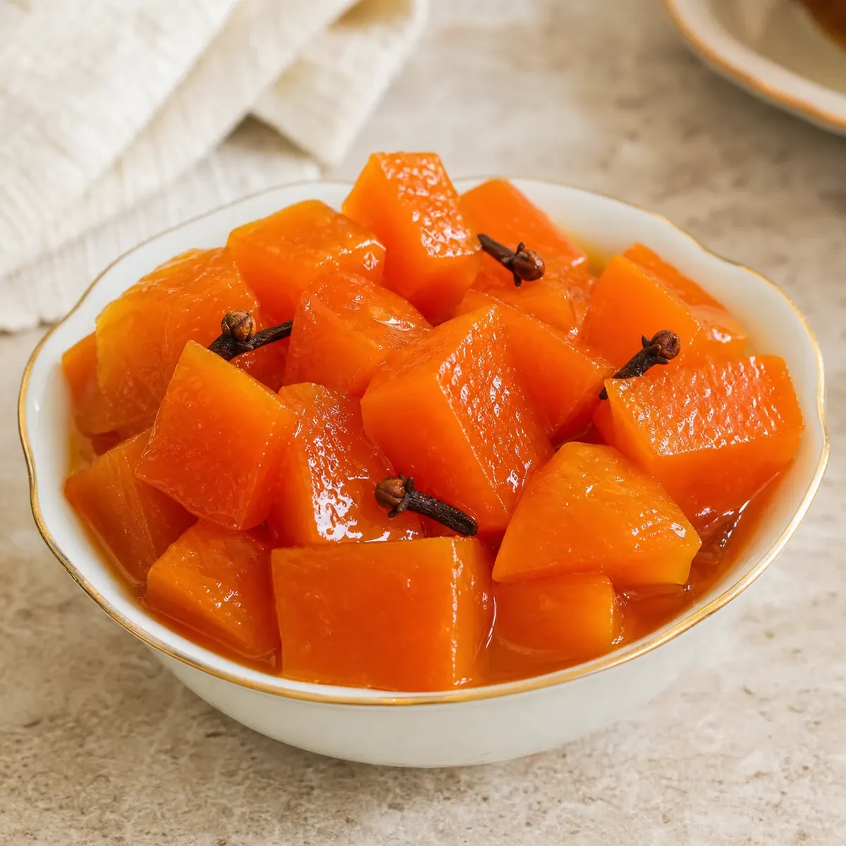 Doce de Abóbora em Pedaços 😋/ Saboroso e doce na medida certa!