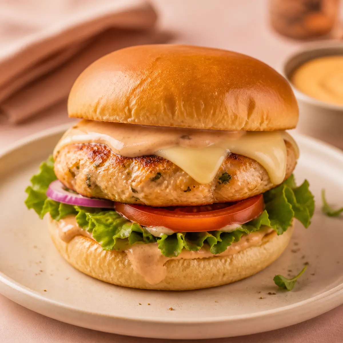Hambúrguer de Frango