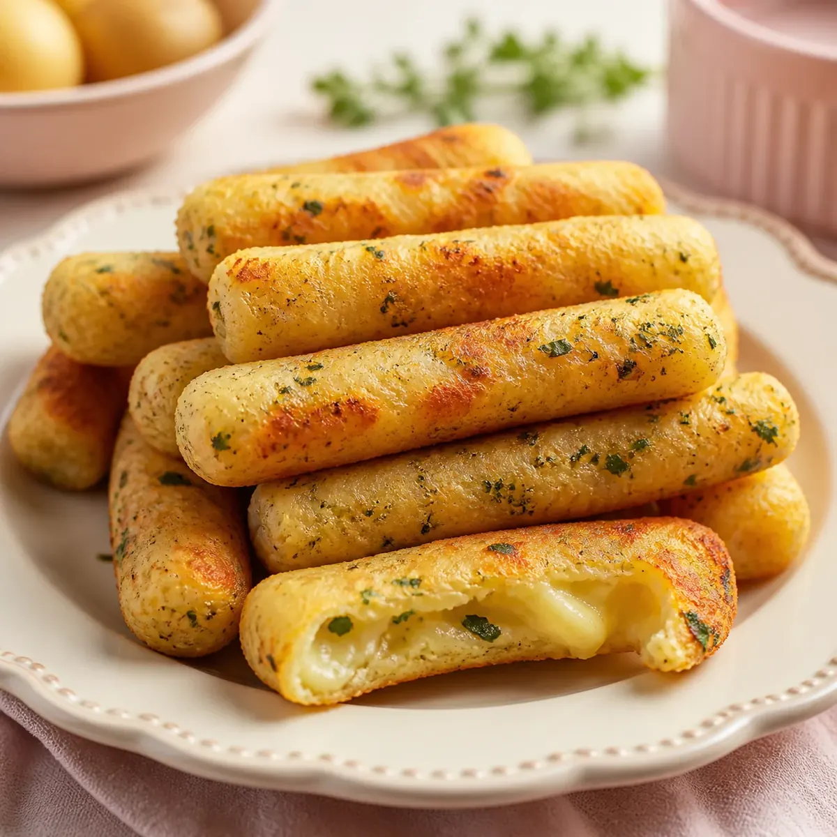 PALITINHOS DE BATATAS COM QUEIJO