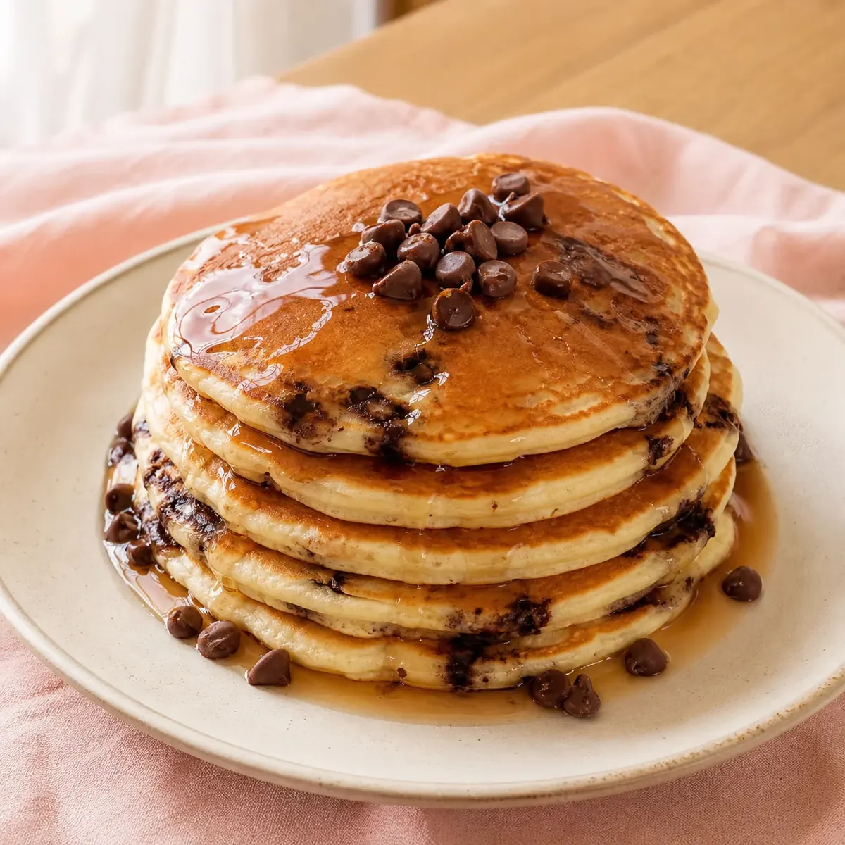 Panquecas Americanas de Baunilha e Chocolate/ Super fofinha e deliciosa