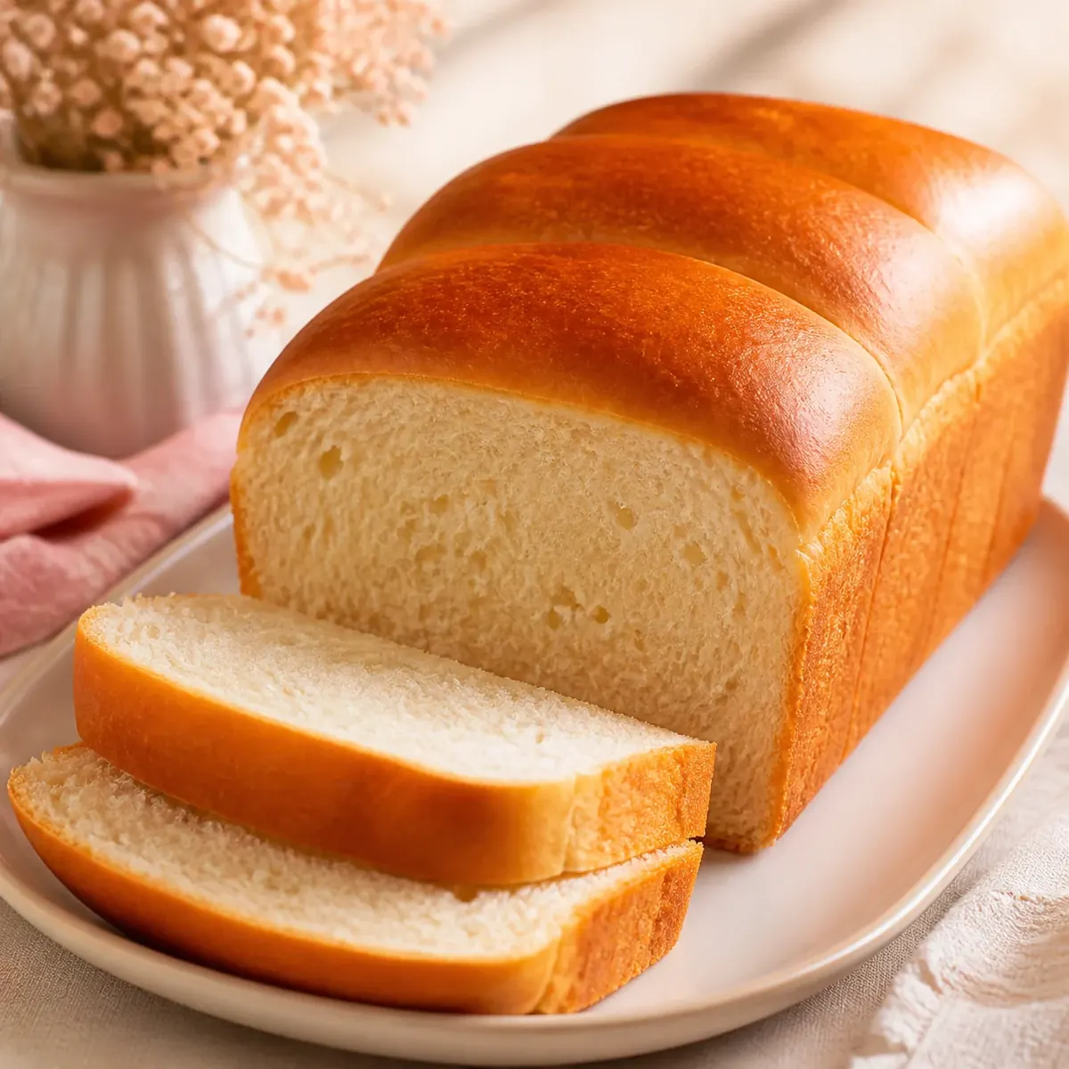 Pão Caseiro Fofinho sem leite