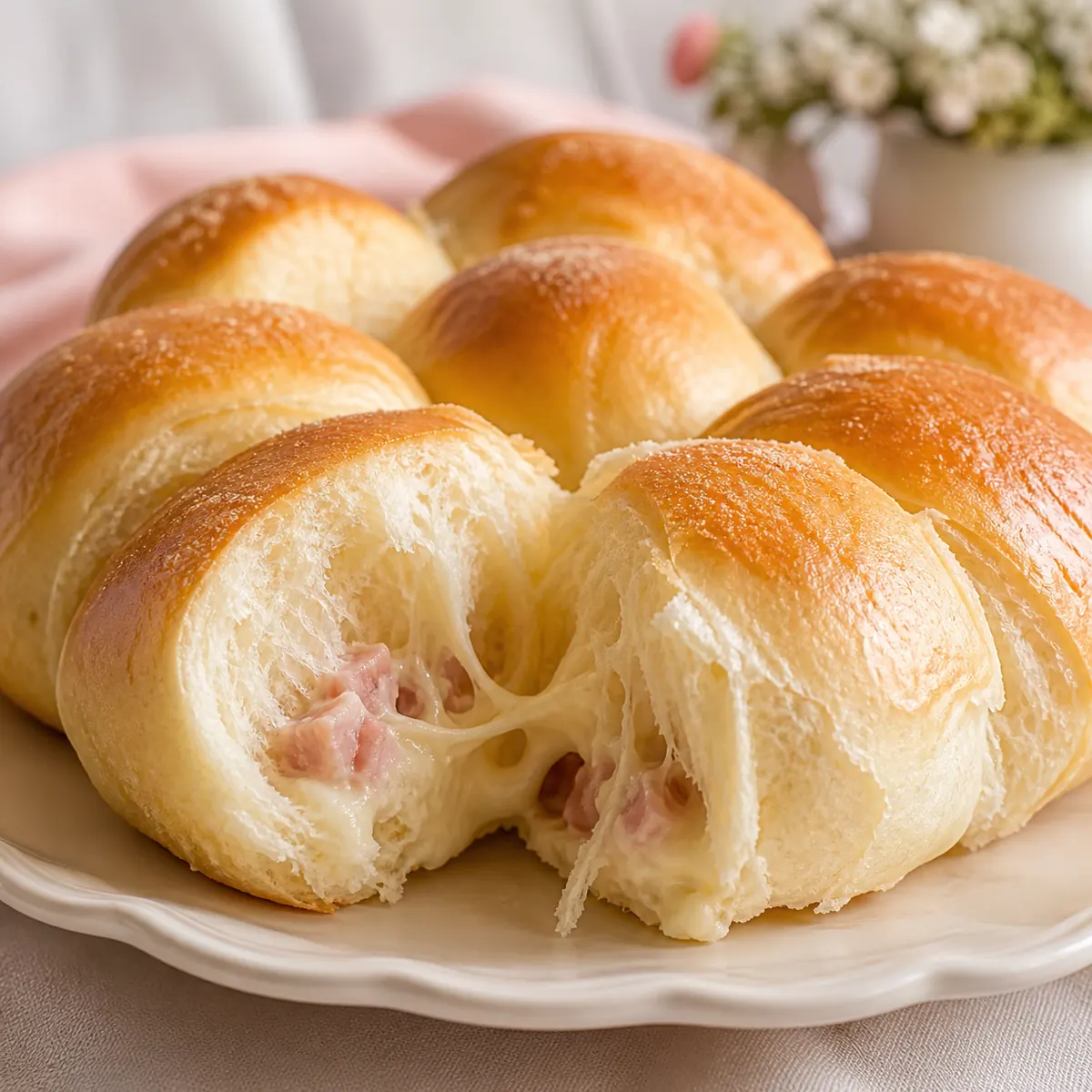 Pão fofinho que desfia