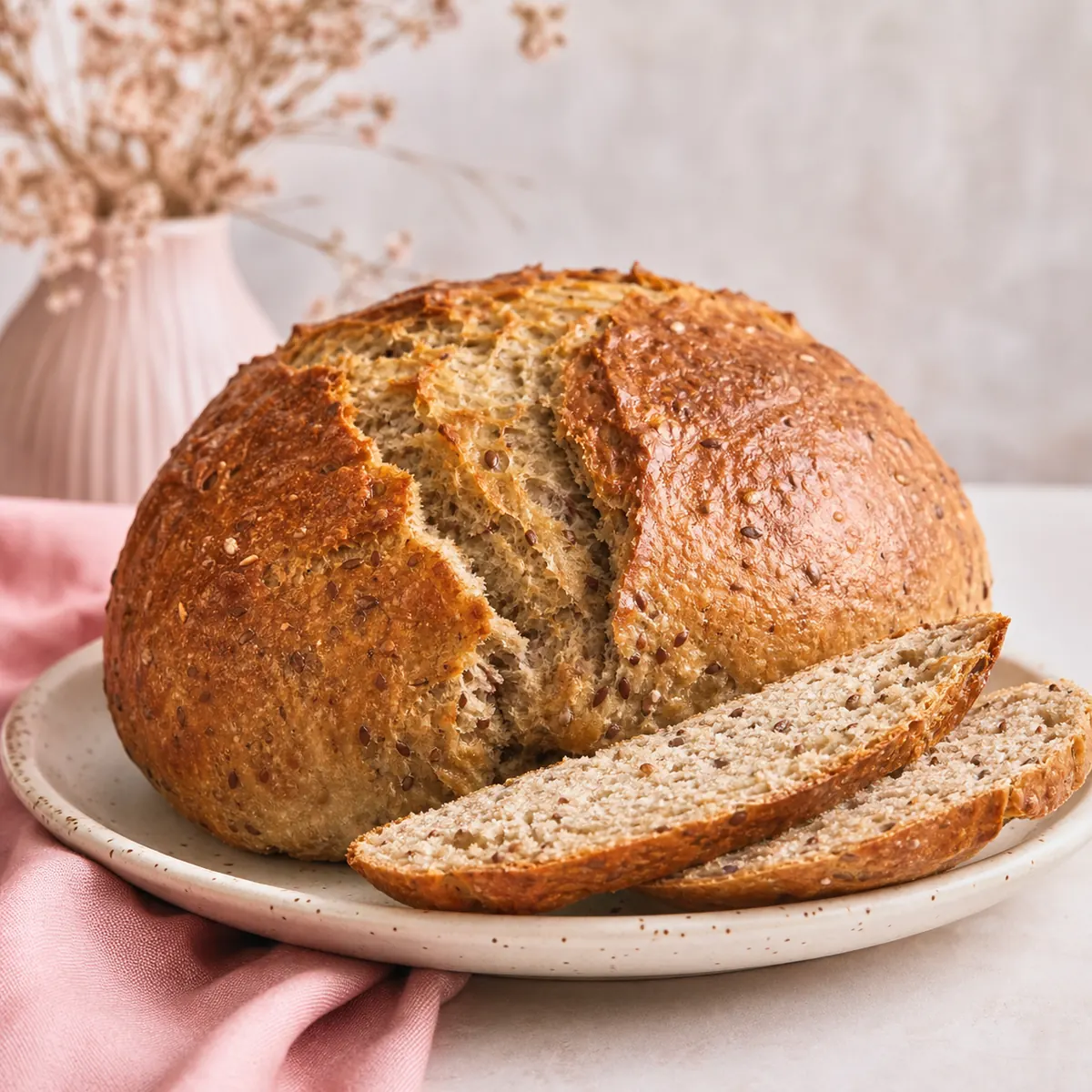 Pão Proteico/ Saudável, rico em fibras e sem glúten