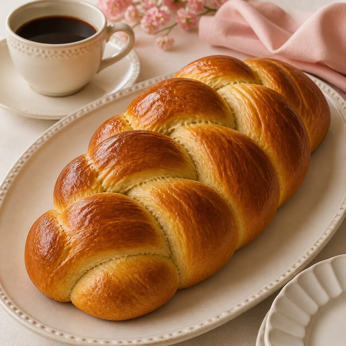 Pão trançado!