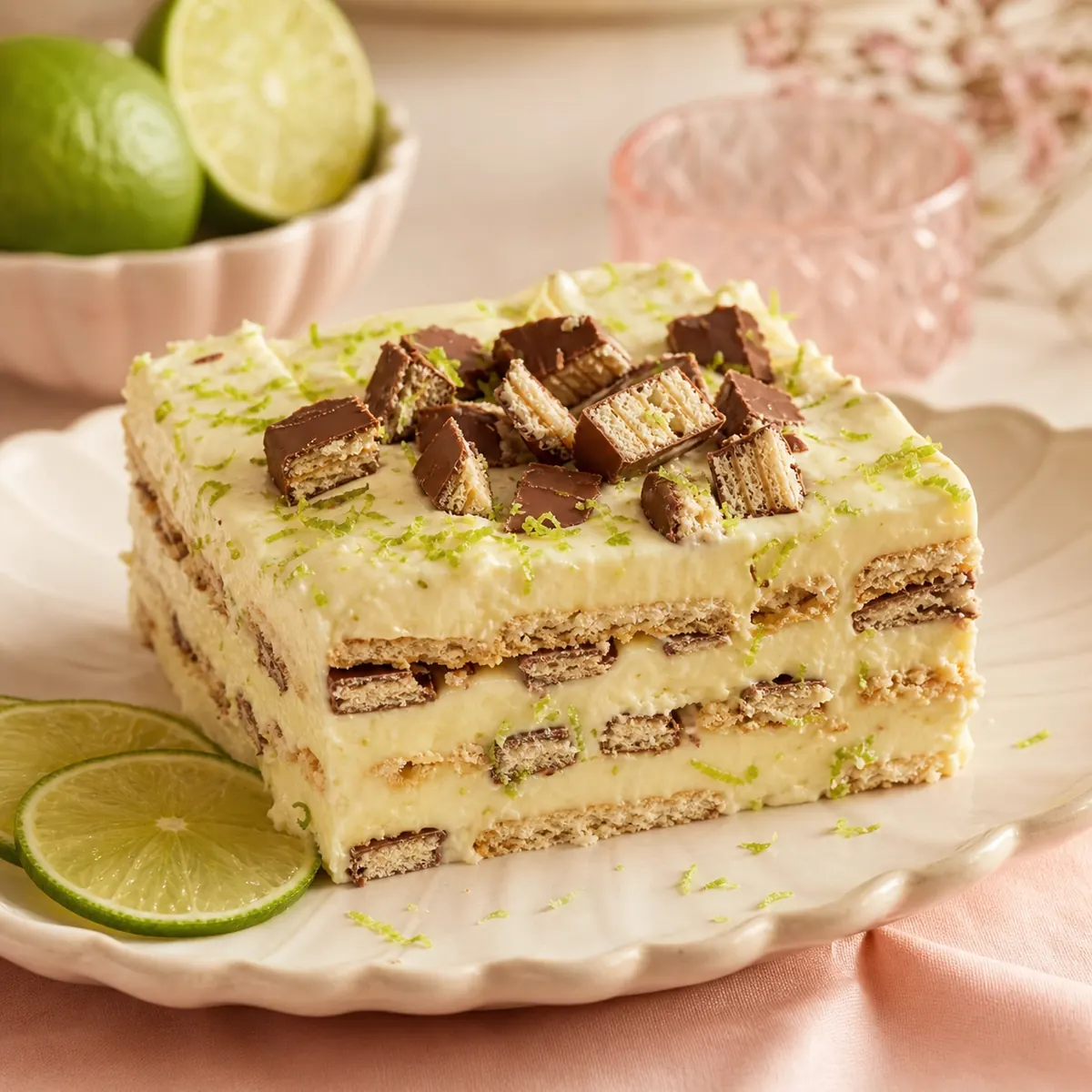 Pavê Cremoso de Bis de limão