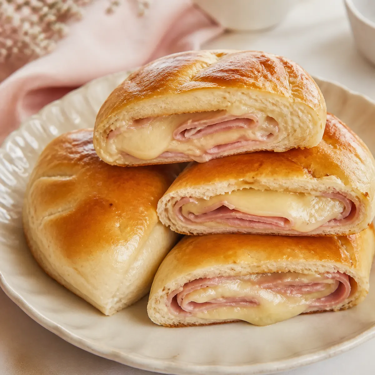 Salgado Joelho com presunto e queijo