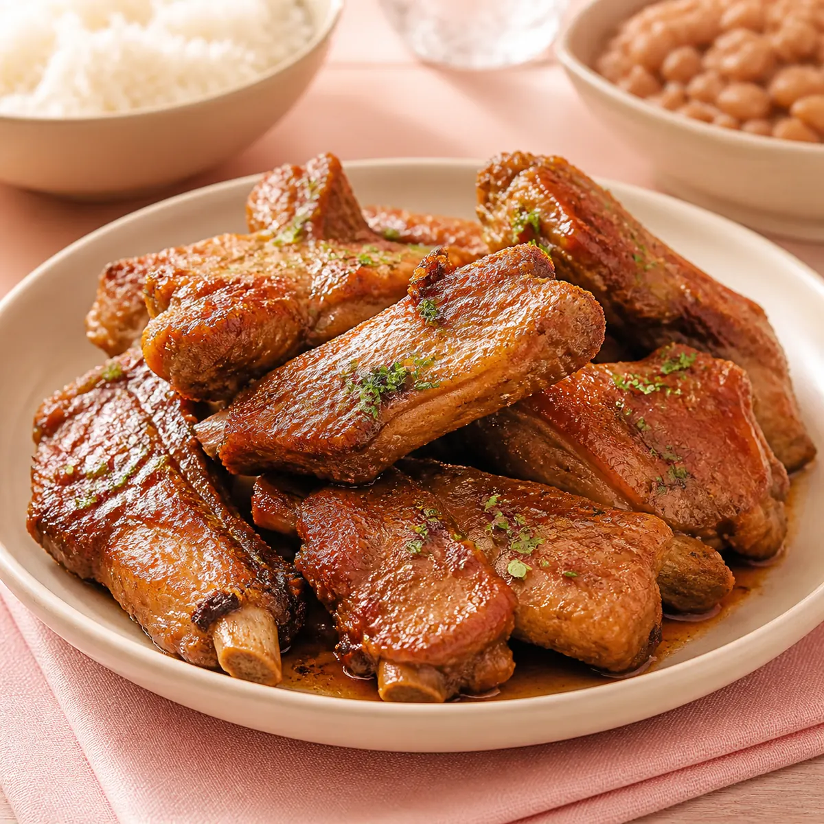 Segredo da Costelinha de porco super macia e Saborosa/ Almocinho de hoje