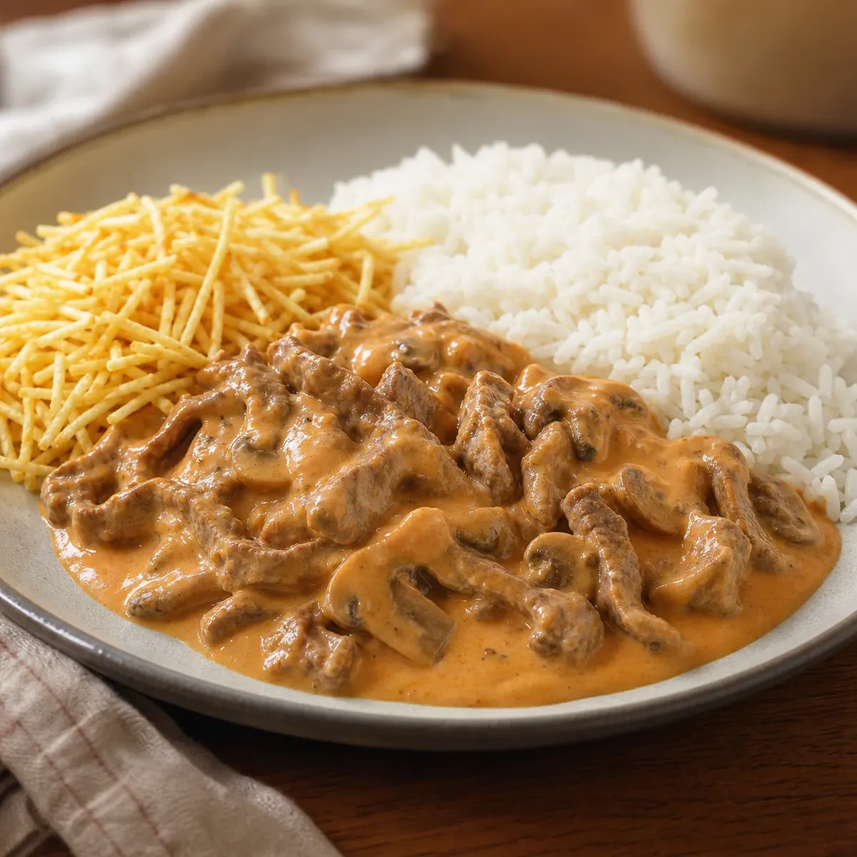 Strogonoff de Carne/ Você precisa fazer essa receita saborosa, prática e muito rápida de fazer.